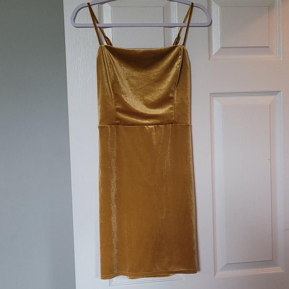 Urban Outtfitters Little Golden Dress